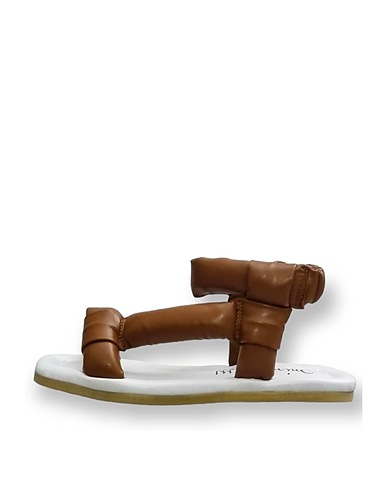 MIMISOL Sandals Brown Soft Leather