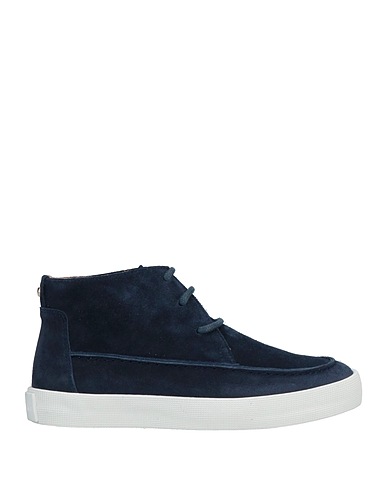 LONGCHAMP Ankle boot Navy blue Leather