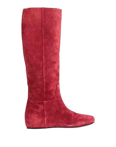 LONGCHAMP Boots Brick red Leather