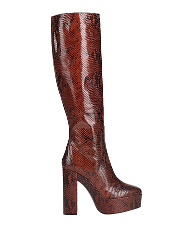 LONGCHAMP Boots Tan Leather
