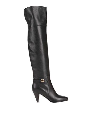 DOLCE&GABBANA Boots Black Calfskin