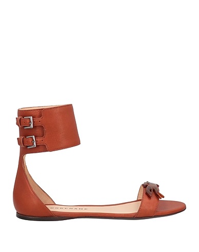 LONGCHAMP Sandals Tan Leather
