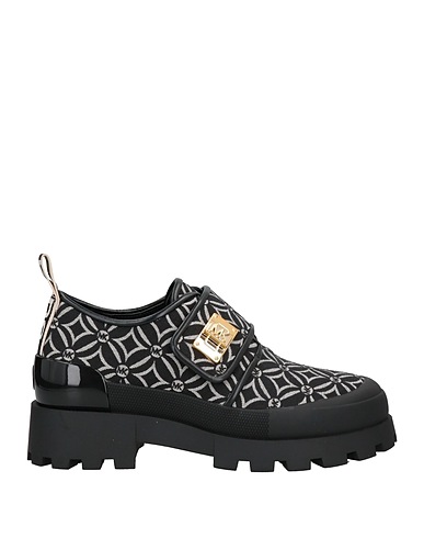 MICHAEL MICHAEL KORS Mokassins Schwarz 59% Baumwolle, 41% Polyester