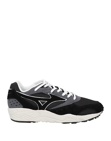 MIZUNO Sneakers Black Leather, Textile fibers