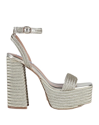 STEVE MADDEN Sandals Gold Textile fibres