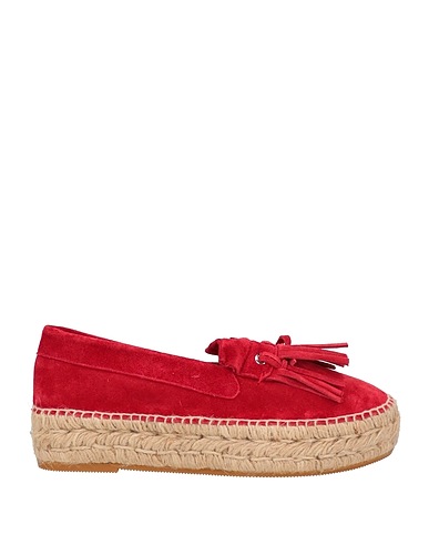 LONGCHAMP Espadrilles Red Leather