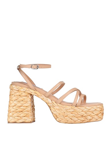 STEVE MADDEN Espadrillas Beige Pelle