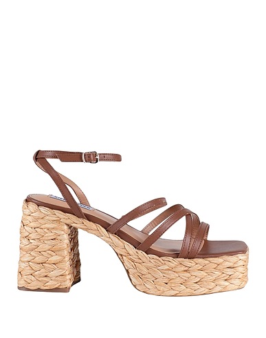 STEVE MADDEN Espadrillas Marrone Pelle
