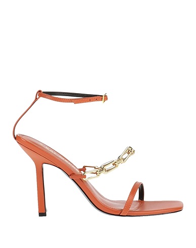 KAT MACONIE Sandals Tan Leather, Metal