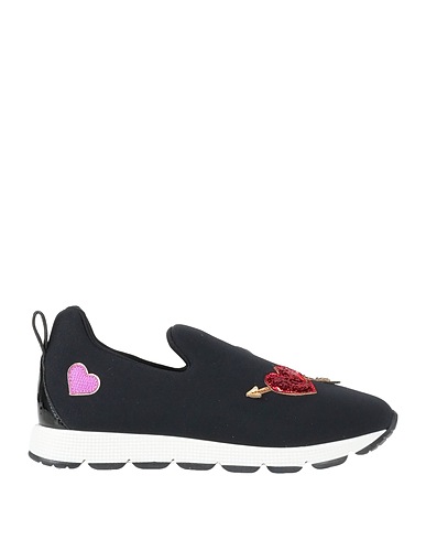 DOLCE&GABBANA Sneakers Black 76% Polyamide, 18% Elastane, 6% Calfskin