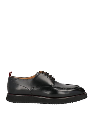 BALLY Laced shoes Black 100% Calfskin