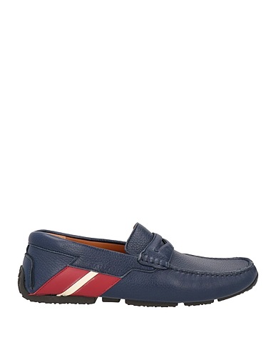 BALLY Loafers Navy blue Deerskin