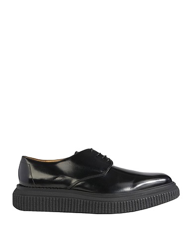 DUNHILL Laced shoes Black Soft Leather