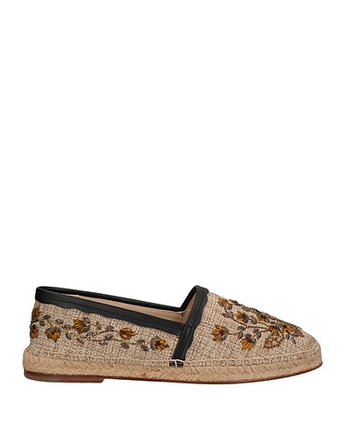 DOLCE&GABBANA Espadrillas Beige 90% Poliestere, 10% Pelle di vitello