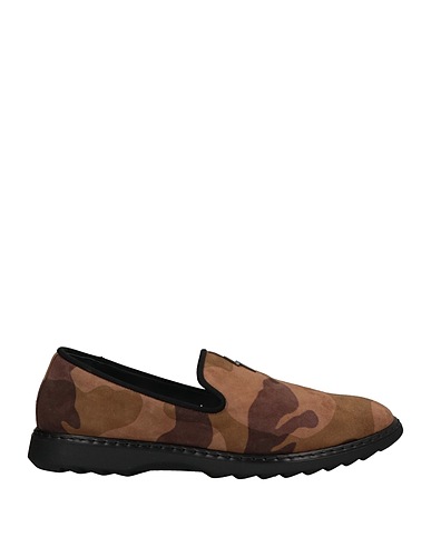 GIUSEPPE ZANOTTI Loafers Khaki Leather