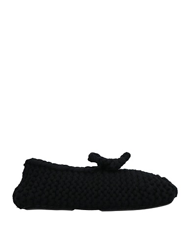 DOLCE&GABBANA Ballet flats Black 100% Merino Wool