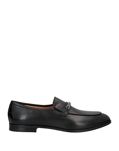 BALLY Loafers Black Calfskin
