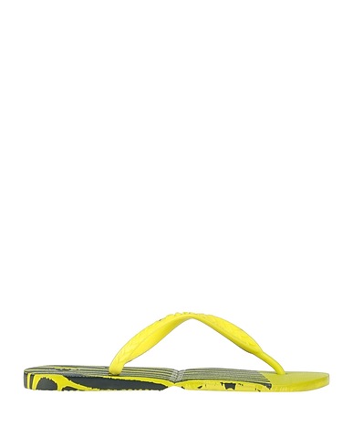 SALVATOS PORTABLE FASHION Flip flops Lime green Rubber