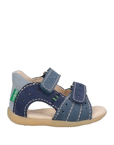 KICKERS Sandals Slate blue Soft Leather