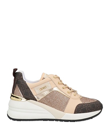 LIU •JO Sneakers Marrone Pelle, Altre Fibre