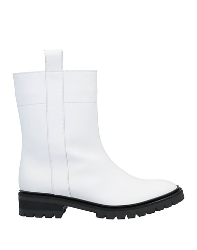 L' AUTRE CHOSE Ankle boot White Leather