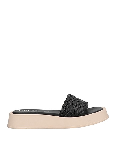 UNLACE Sandalen Schwarz Leder