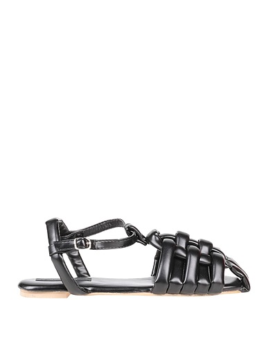 IN GOD WE TRUST Sandals Black Textile fibres
