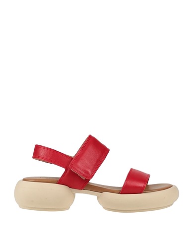 UNLACE Sandali Rosso Pelle
