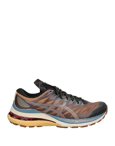 ASICS Sneakers Brown Textile fibres, Rubber