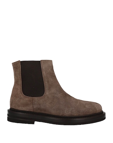 MANIFATTURE ETRUSCHE Ankle boot Khaki Leather