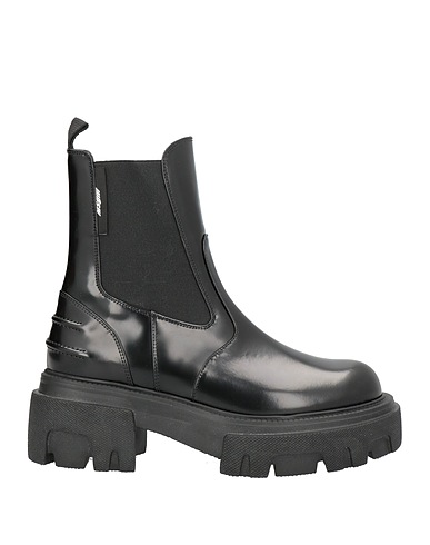 MSGM Stivaletti Nero Pelle