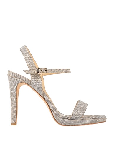 L'ARIANNA Sandali Argento Fibre tessili