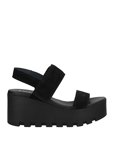 UNLACE Sandals Black Leather