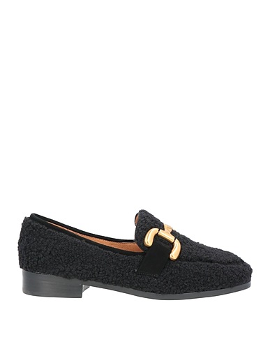 BIBI LOU Loafers Black Textile fibres