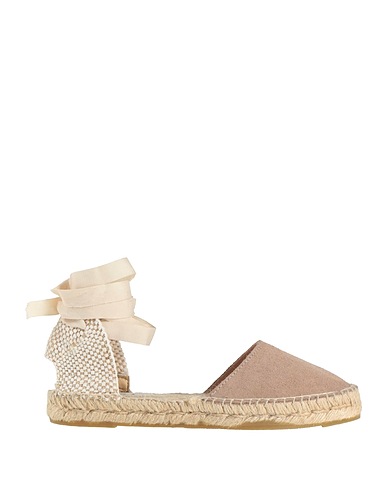 MANEBÍ Espadrillas Tortora Pelle, Fibre tessili