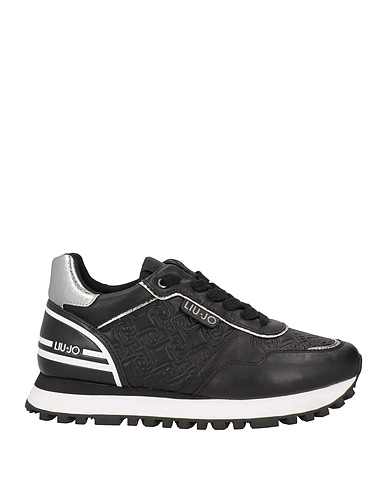 LIU •JO Sneakers Black Calfskin