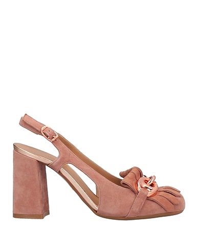 VALENTINE DE LA CAMARGUE Décolleté Rosa antico Pelle
