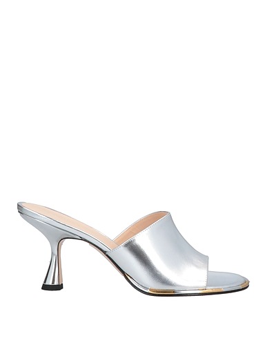 WANDLER Sandals Silver Leather