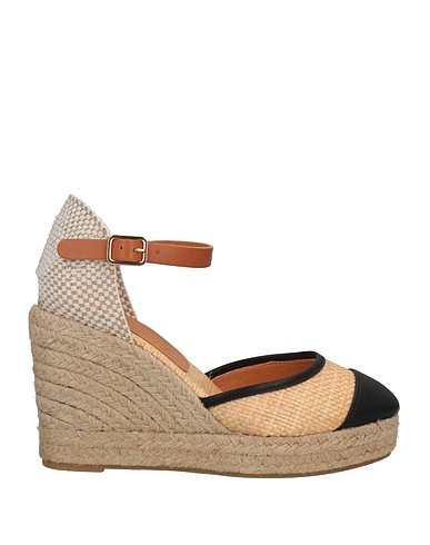 KANNA Espadrilles Sand Leather, Textile fibers