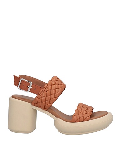 UNLACE Sandals Tan Leather