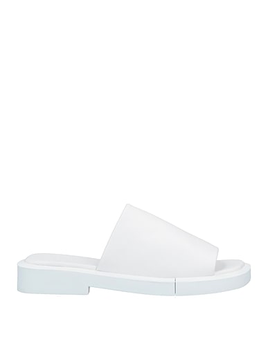 CLERGERIE Sandals White Leather