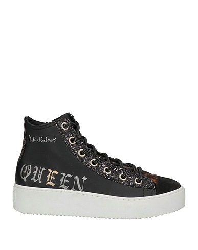 NIRA RUBENS Sneakers Black Textile fibers, Leather