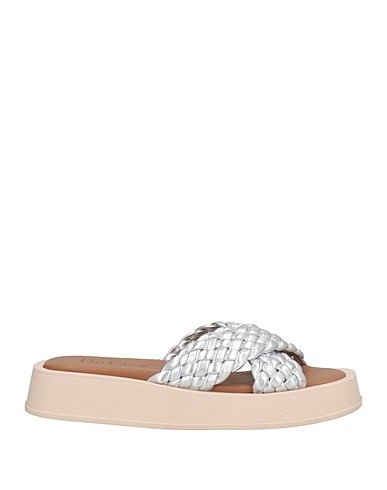 UNLACE Sandals Silver Leather