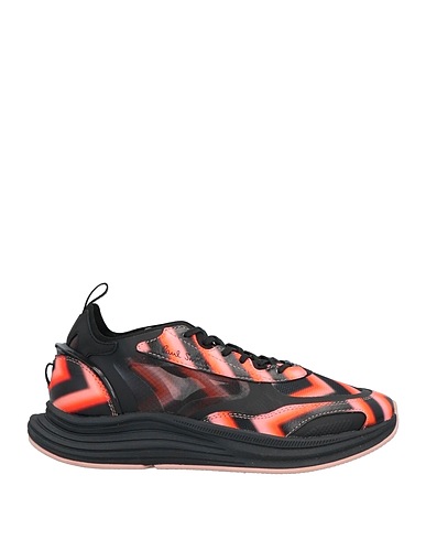 PAUL SMITH Sneakers Black Leather, Textile fibres