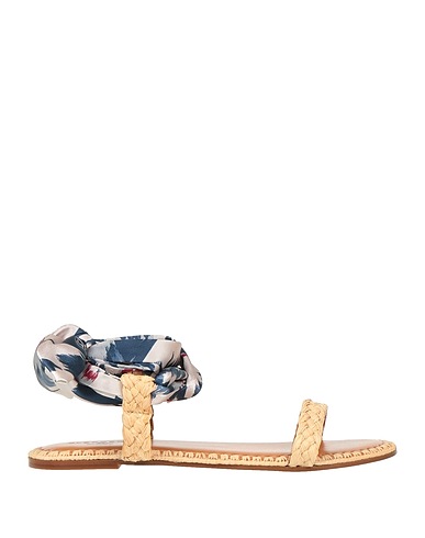 CLERGERIE Sandals Beige Textile fibres