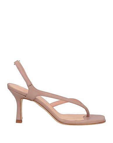 LUCA VALENTINI Flip flops Blush Leather