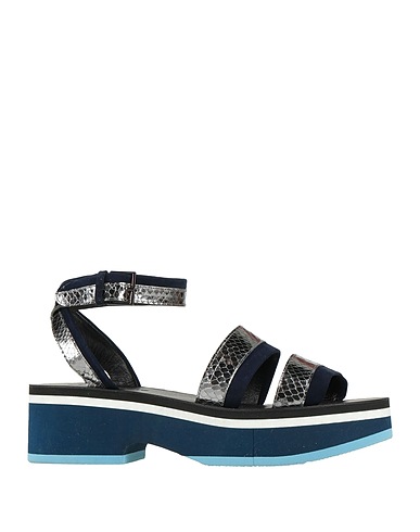 CLERGERIE Sandals Silver Leather