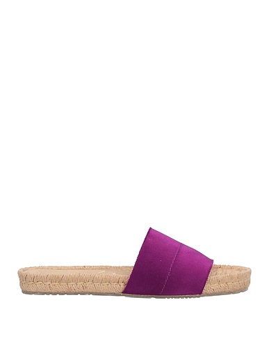 PEDRO GARCÍA Espadrilles Purple Textile fibres