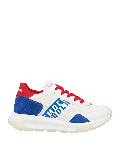 BIKKEMBERGS Sneakers Weiß Gewebefasern