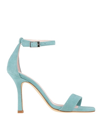LUCA VALENTINI Sandals Sky blue Leather